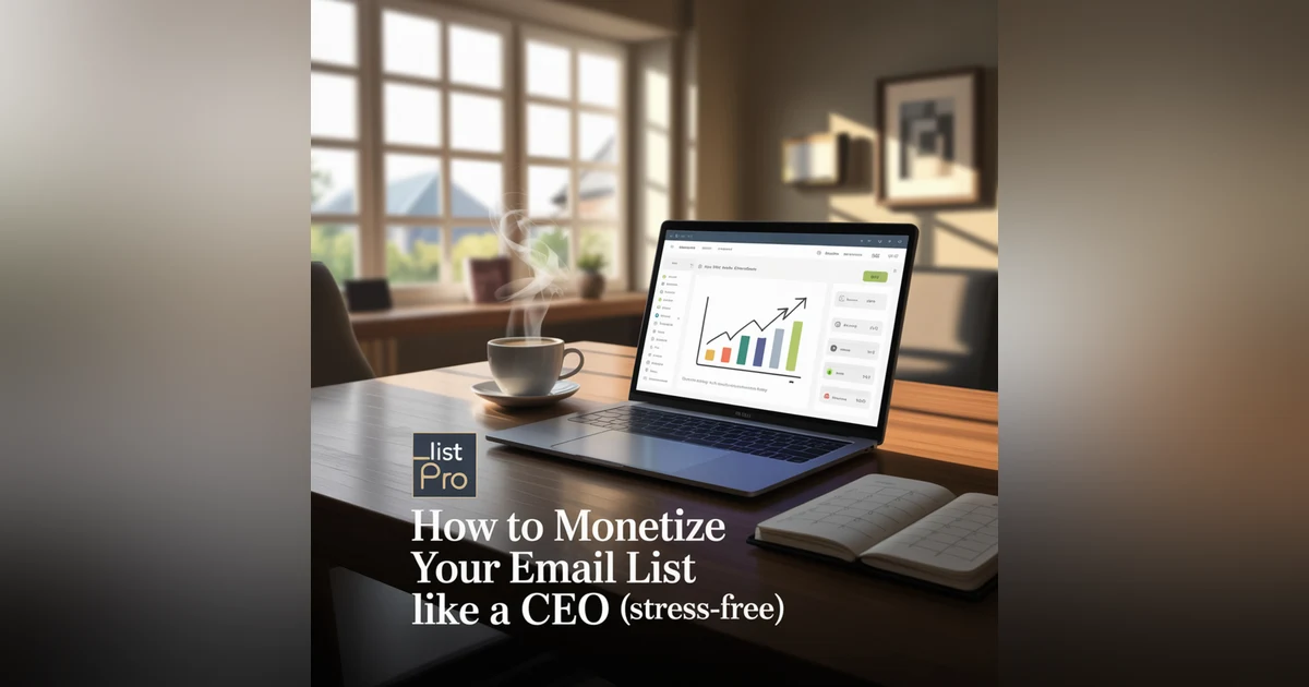How to Monetize Your Email List Like A CEO (Stress-free) with Favour Obasi-ike
