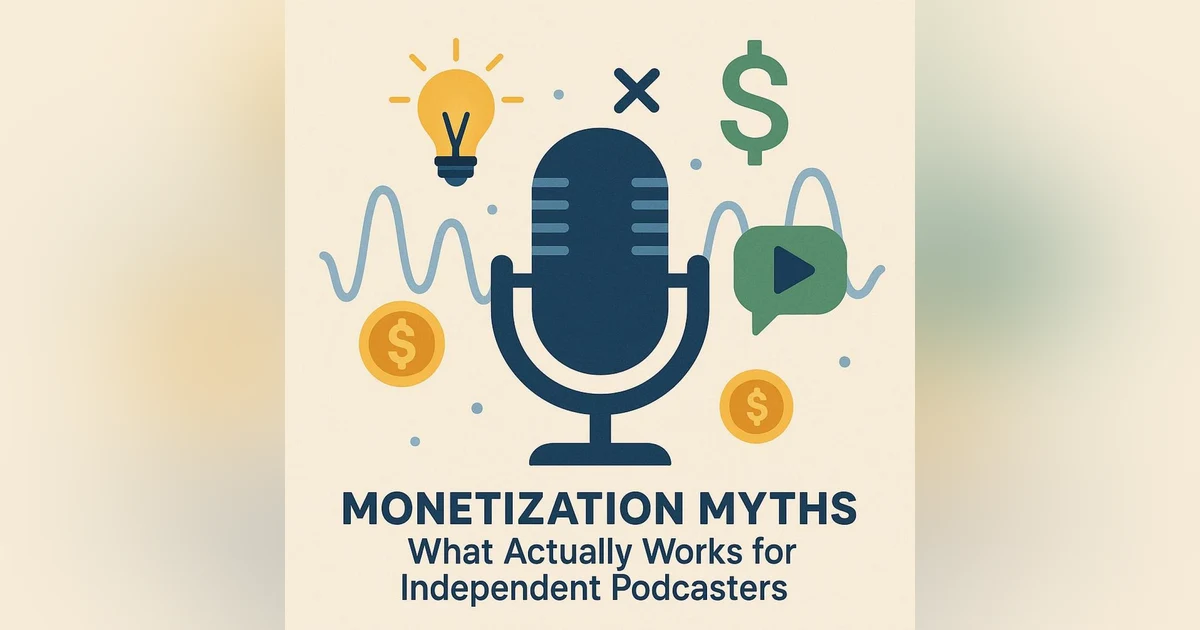Monetization Myths: What Actually Works for Independent Podcasters – PCI 473