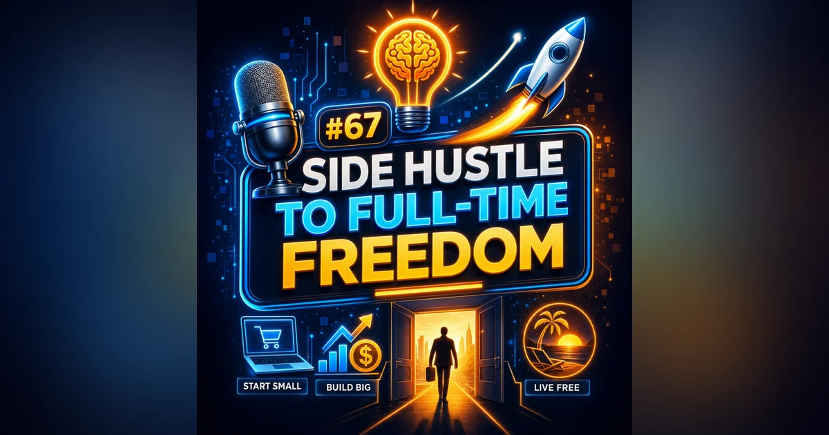 #67 From Side Hustle to Full-Time Freedom 🚀 – Build a Business That Replaces Your Job