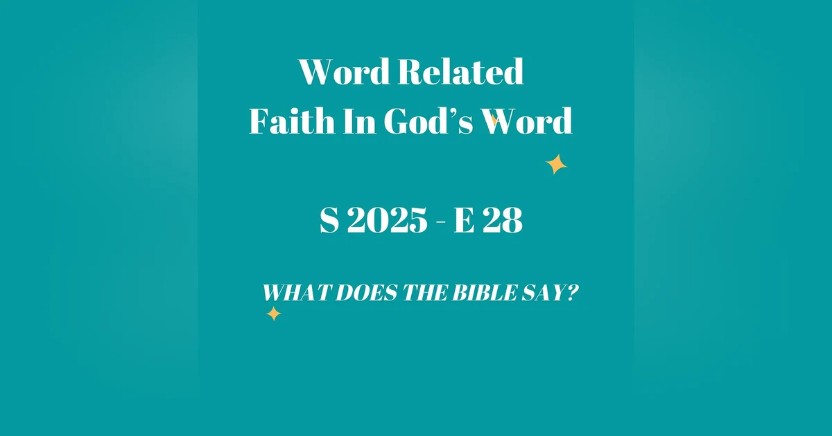 Faith in God's Word