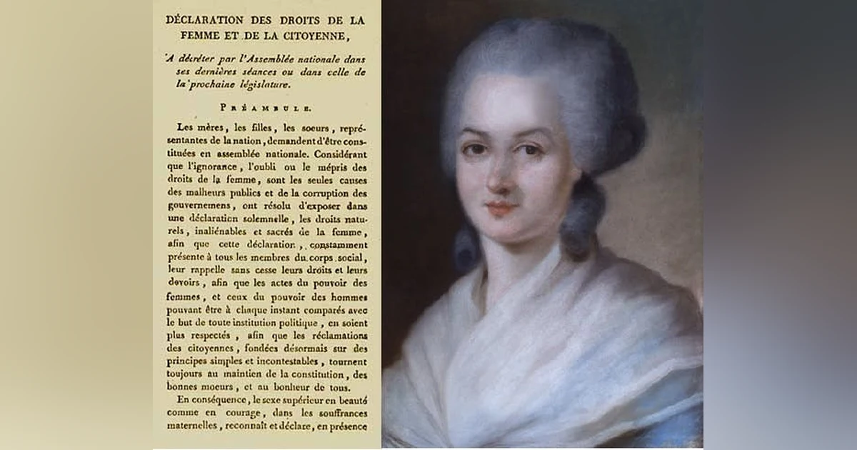 Declaration of the Rights of Woman and of the Female Citizen, read by Dr. Emma Kavanagh
