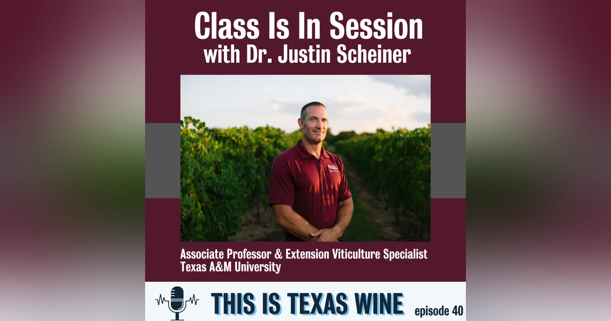 Class Is In Session with Dr. Justin Scheiner of Texas A&M