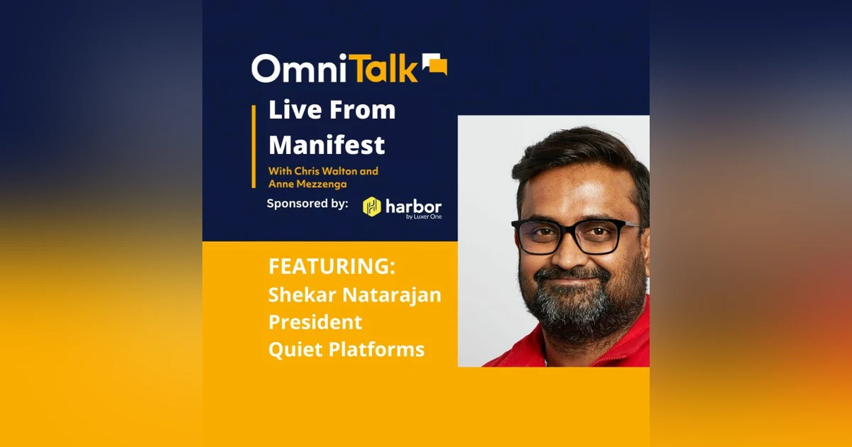 Live From Manifest | Quiet Platforms President Shekar Natarajan