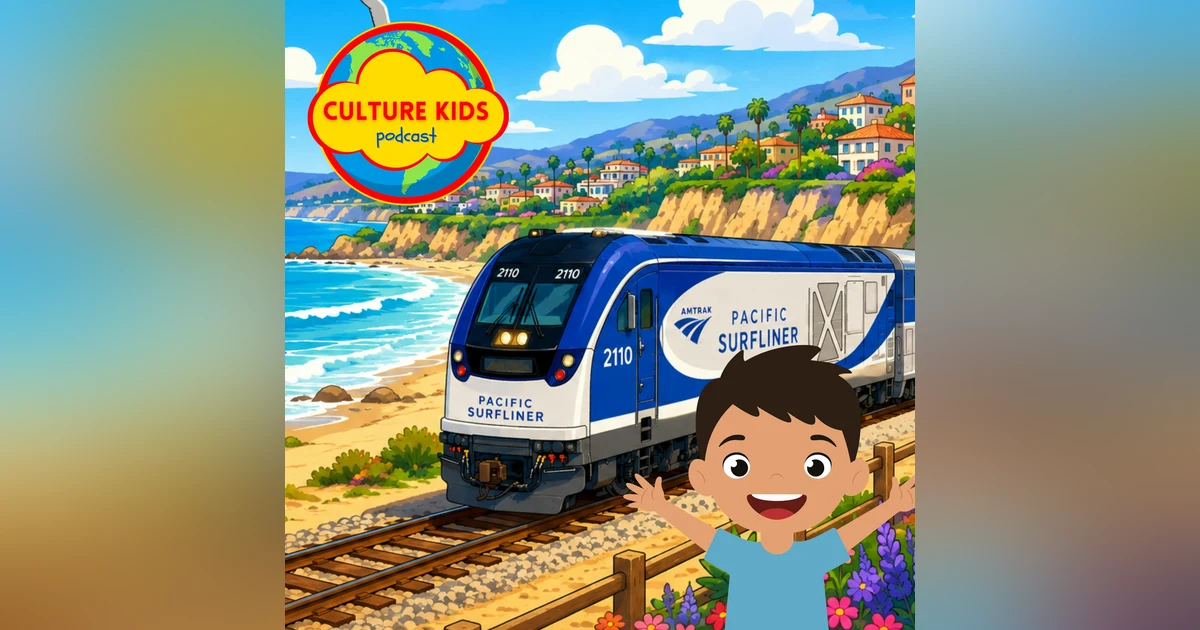 Riding the Rails Along the California Coast | A Real Train Adventure for Kids!