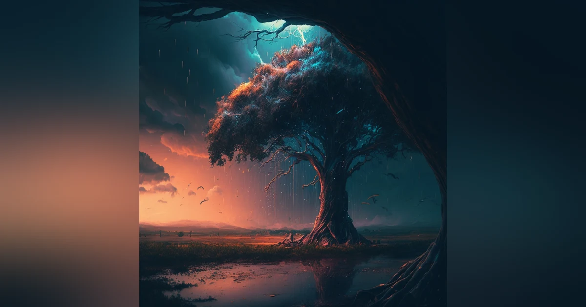Melodic Drops: The Soothing Sound of Rain on Tin