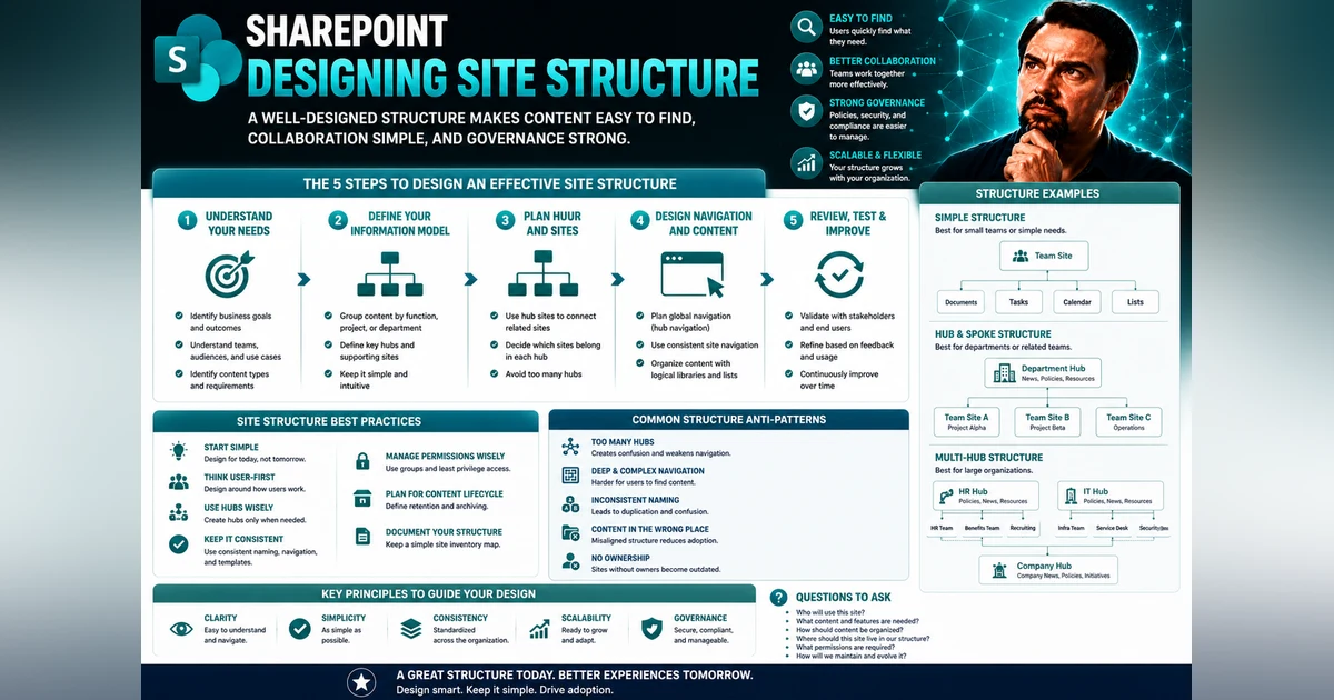 Sharepoint Server Basic Structure SharePoint and Teams Site Structure: Complete Guide