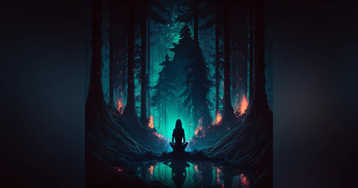 432 Hz Night Forest Meditation Music for Deep Relaxation