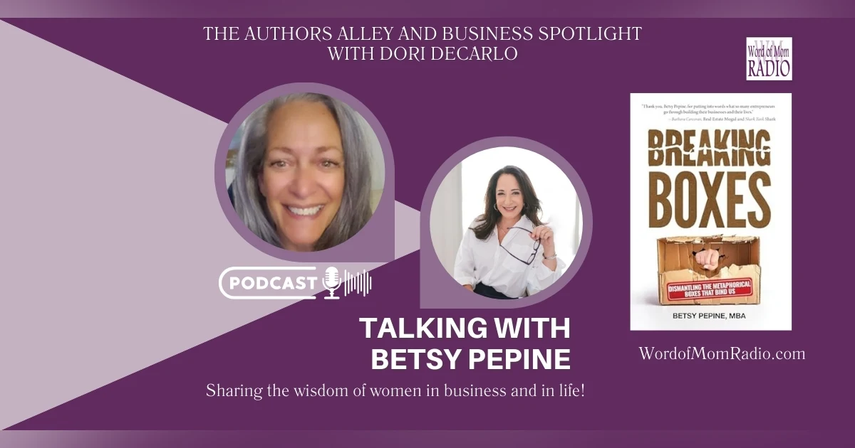 Betsy Pepine Joins Dori DeCarlo on The Authors Alley