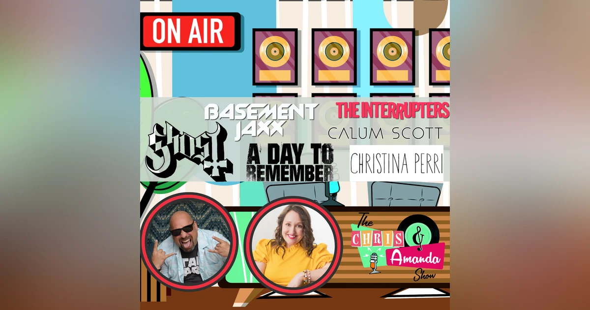 The Interrupters, Ghost, Christina Perri, Basement Jaxx, A Day to Remember, Calum Scott