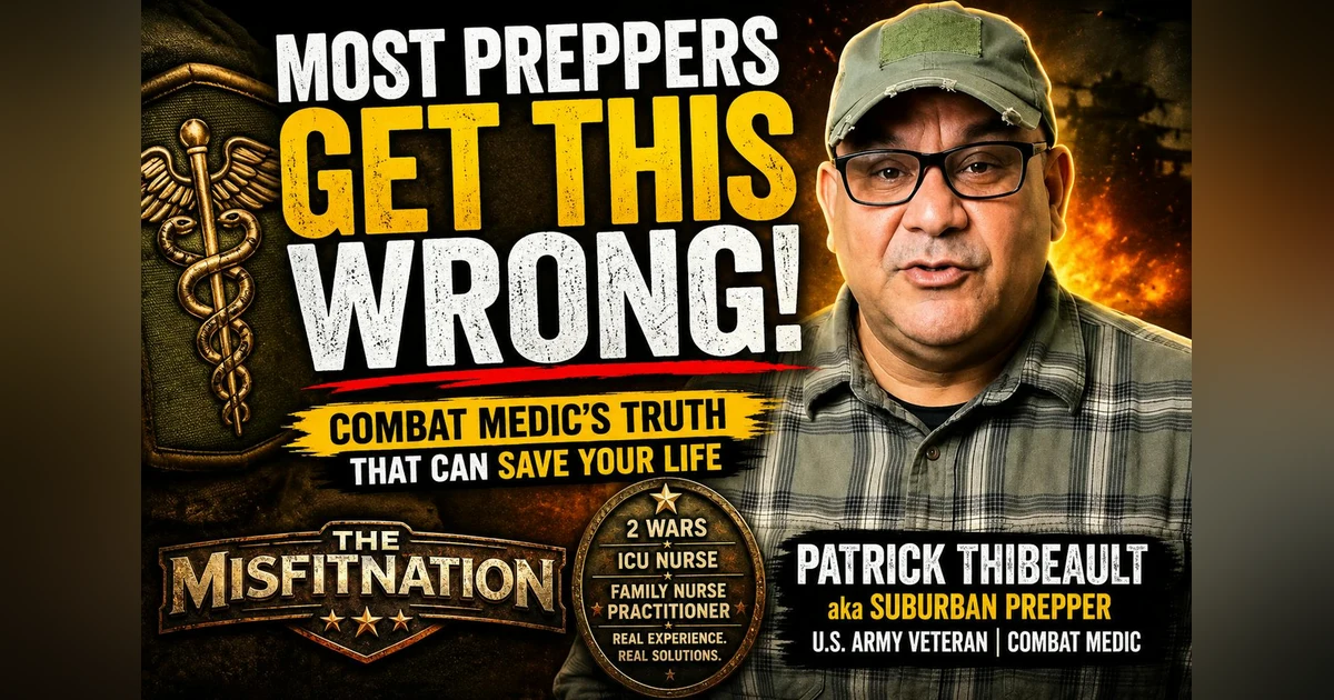 When 911 Can’t Come: Combat Medic Patrick Thibeault on Survival, Preparedness & Staying Calm Under Pressure