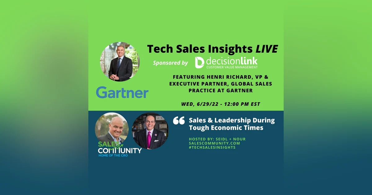 E84 Selling & Sales Leadership During Tough Economic Times