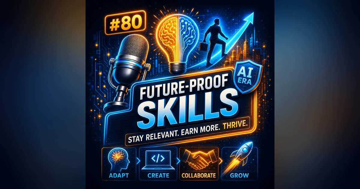 #80 Future-Proof Skills for the Next Decade Stay Relevant, Earn More & Thrive in the AI Era