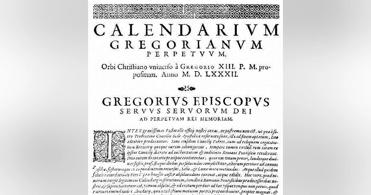The Gregorian Calendar
