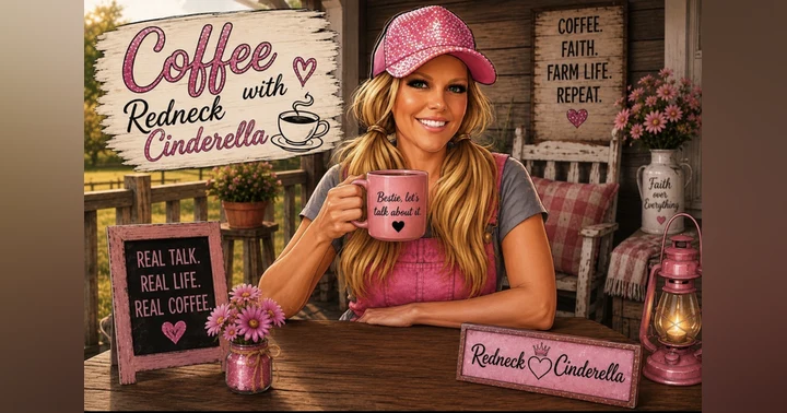 image for Coffee with Redneck Cinderella #7: It's Okay If Your Life Doesn't Look Like Their Highlight Reel  Real conversations. Real life. Real coffee. Every Monday morning. ☕❤️
