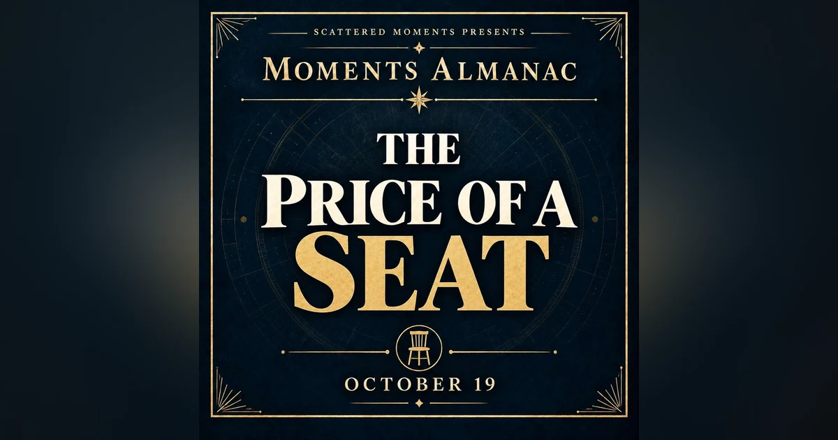 October 19 | Moments Almanac | Seat