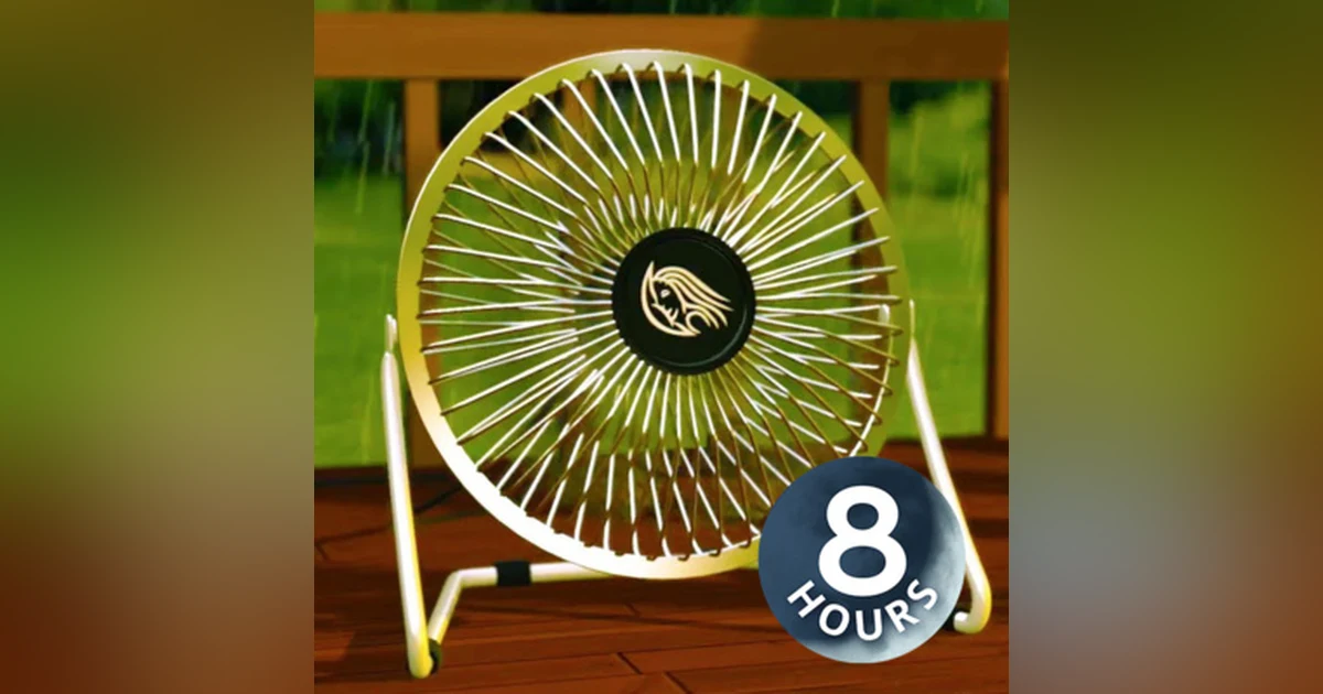 Rain + Fan Sounds White Noise 8 Hours | Study, Focus, Sleep