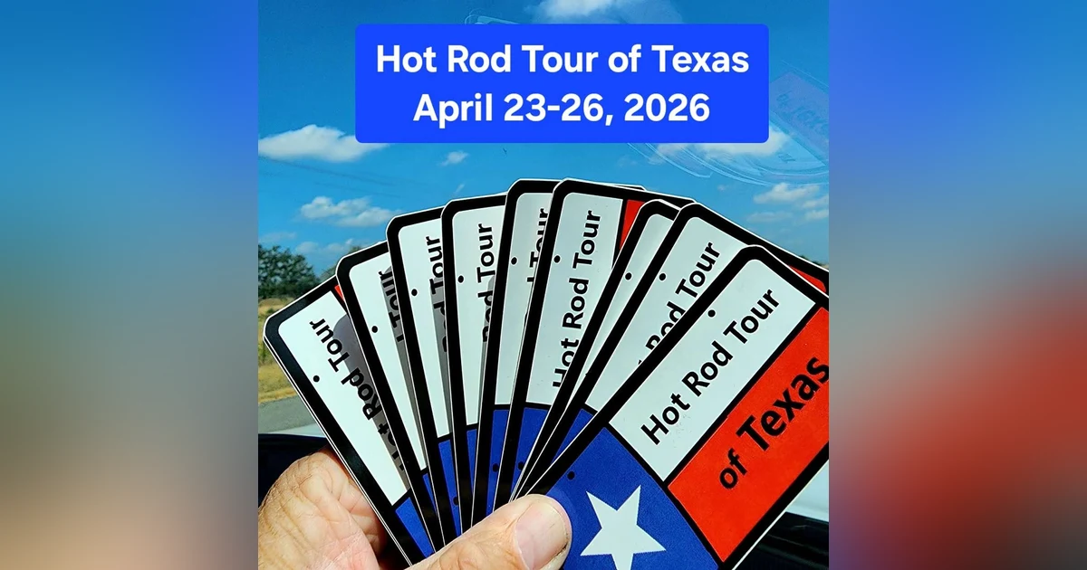 A Live Road Update From The Hot Rod Tour Of Texas
