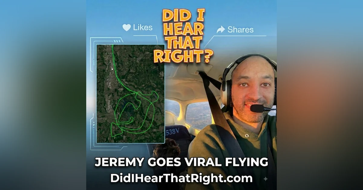 Jeremy goes viral flying