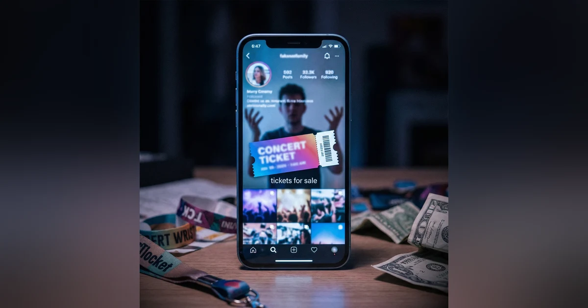 9. The Instagram Ticket Scam: When Your Profile Sells Without You