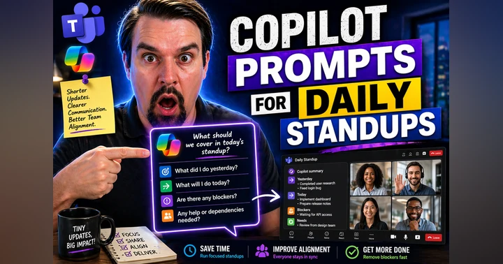 image for Copilot Prompts for Daily Standups