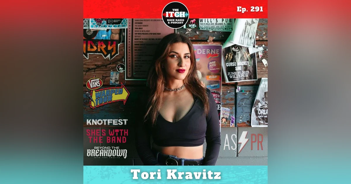 E291 Tori Kravitz of She's With the Band on Working in PR, Returning to Warped Tour, and Giving All the Flowers