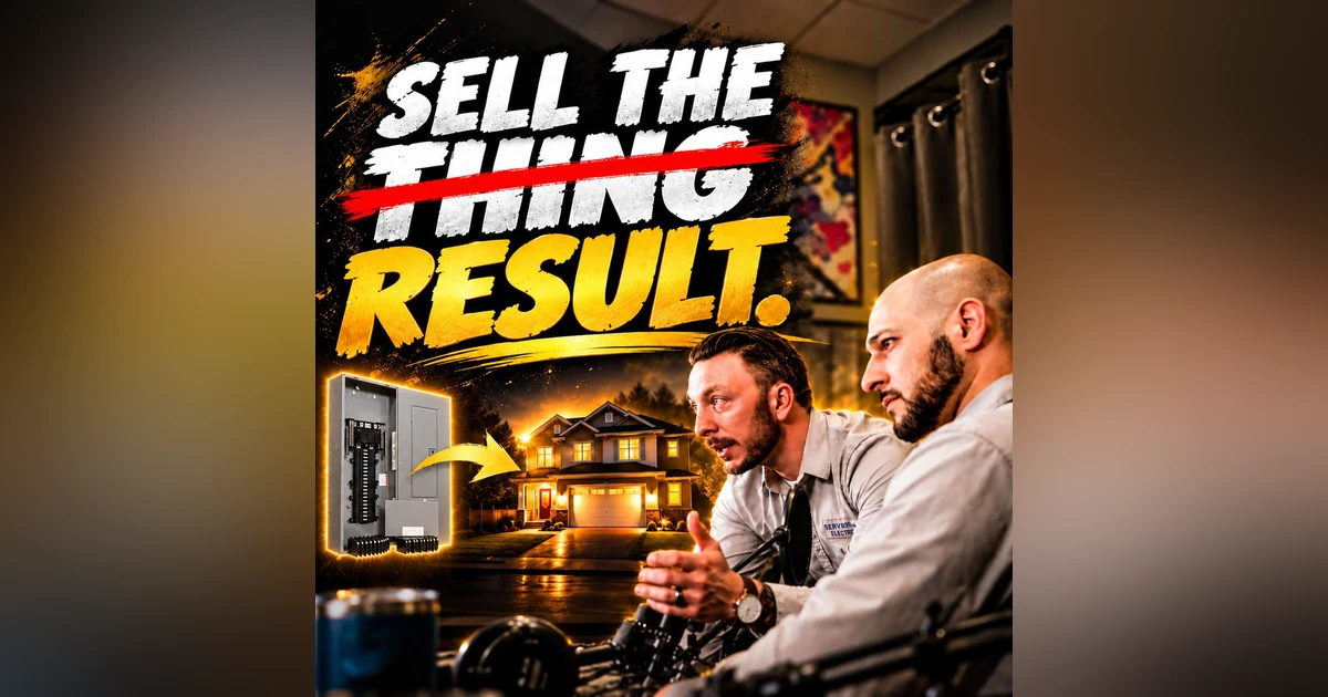 The Best Electricians Don’t Sell Products. They Sell Outcomes. | YT LIVE REPLAY