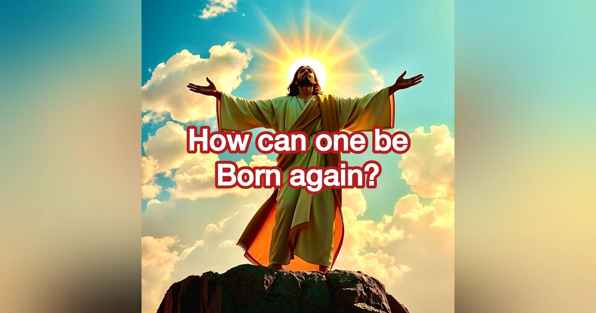 What Did Jesus Mean by Born "AGAIN?"