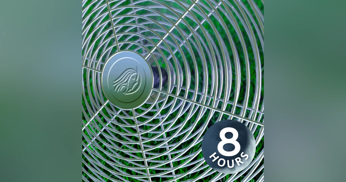Fan Sound White Noise for Sleep, Studying, Focus | 8 Hours