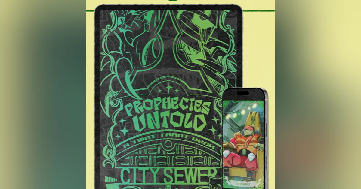TMNT Tarot with Creator Mushroom Grenade and Chanel6 chick Lyddie!