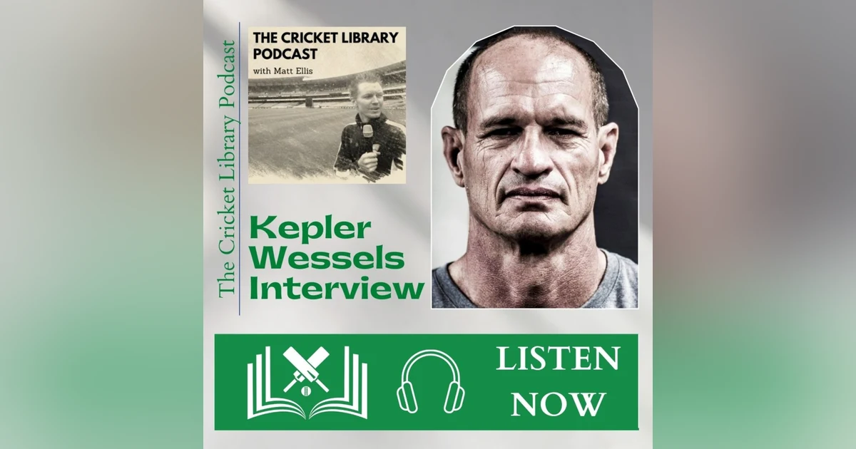 Kepler Wessels Special Guest On The Cricket Library Podcast