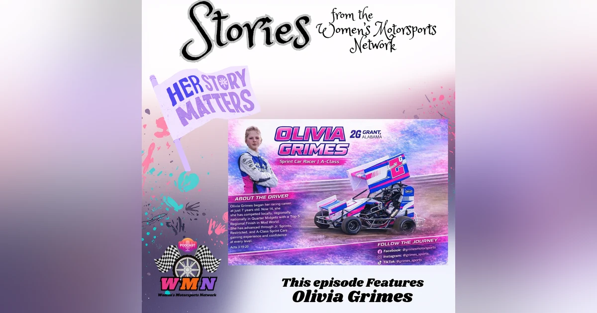 Olivia Grimes on Family, Racing, and Never Giving Up