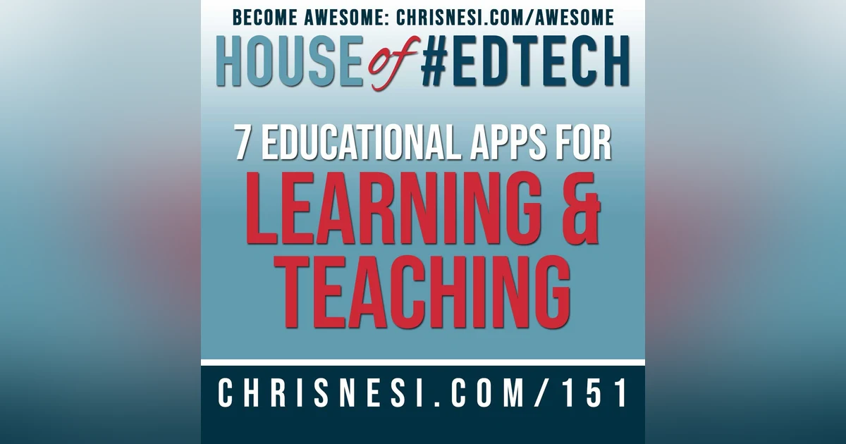 7 Educational Apps for Learning and Teaching - HoET151
