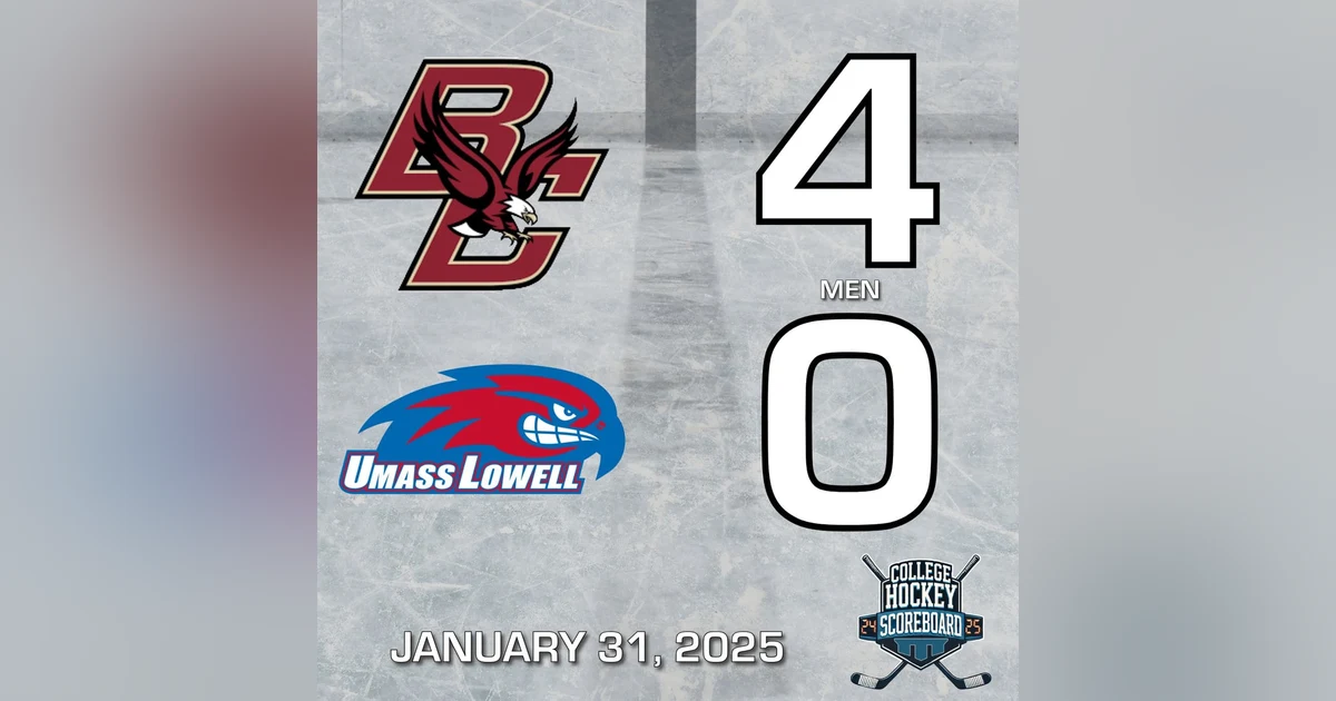 Hat tricks power BC, BU to Hockey East wins; ECAC women's race stays tight - CHS 1-31-25