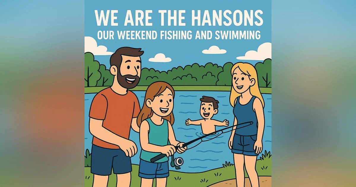 We Are the Hansons: Our Weekend Fishing and Swimming Adventure