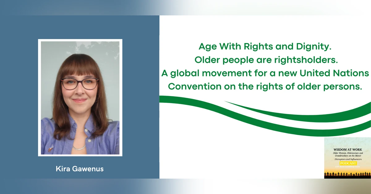 Kira Gawenus: “Together this intergenerational partnership between the youth and elders has the power to turn the Convention [for the Rights of Older Persons] into a reality – to create a legacy of rights and respect for many generations to