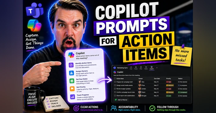 image for Copilot Prompts for Action Items