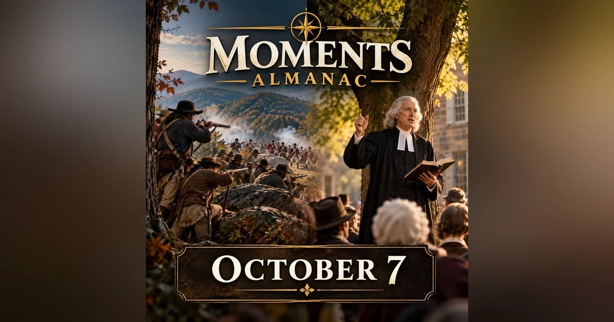 October 7 | Moments Almanac | Elizabethton