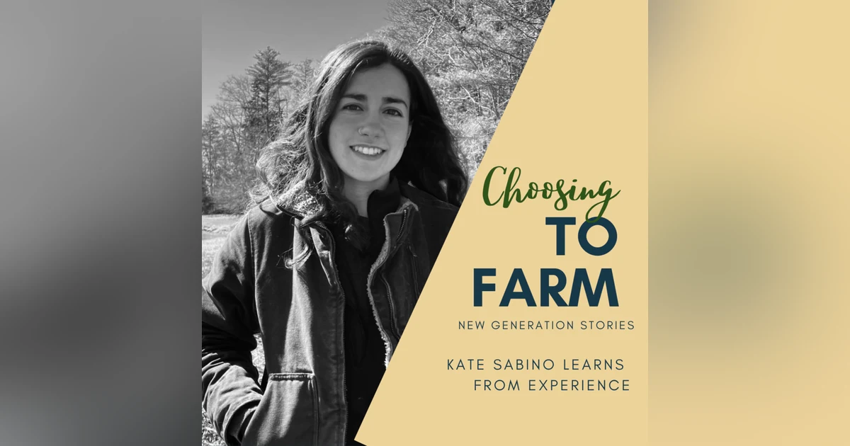 Kate Sabino Learns From Experience