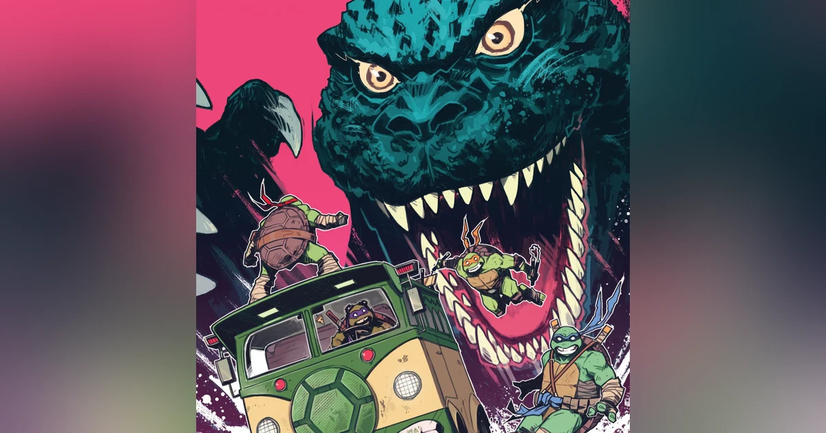 TMNT X Godzilla Issues 1-5