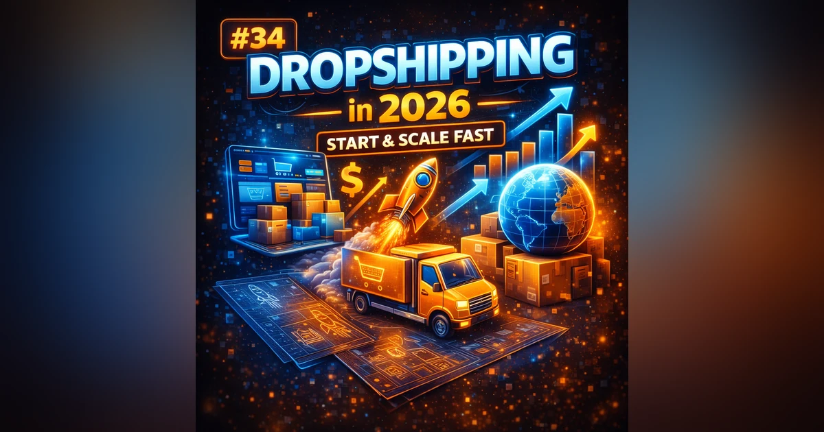 #34 Dropshipping in 2026: Step-by-Step Blueprint to Start & Scale Fast