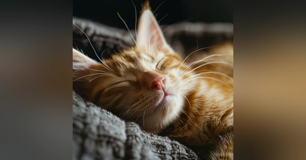 Happy Cat Purring Smoothly - Comforting Sounds for Sleep, Relaxation, Learning, Concentration, ASMR