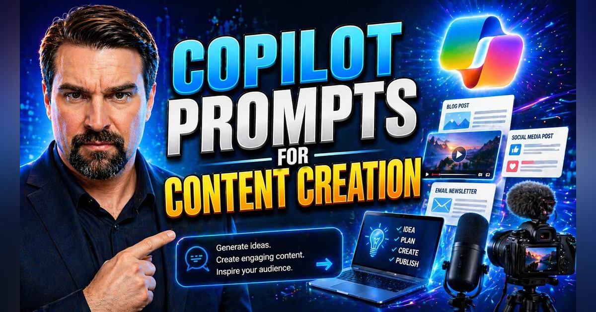 Microsoft Copilot Prompts For Content Creation Guide