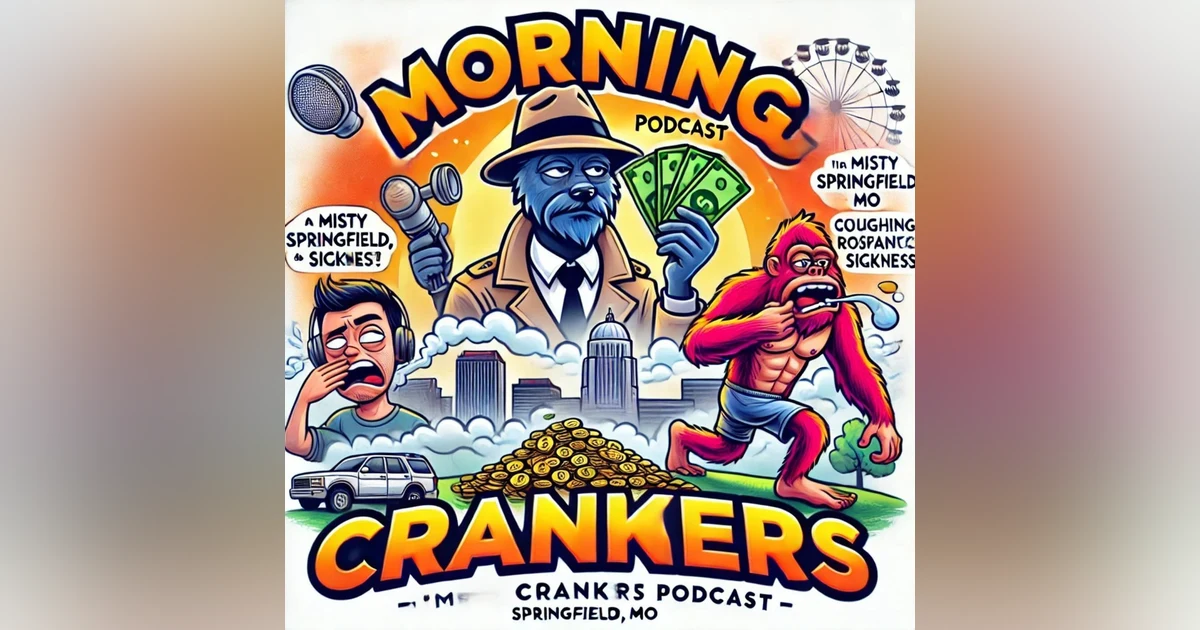 Morning Crankers Podcast – Billion-Dollar DOGE, Springfield Sickness & Bigfoot Erotica