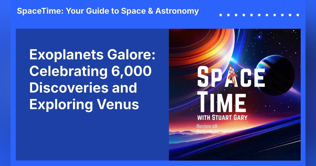 Exoplanets Galore: Celebrating 6,000 Discoveries and Exploring Venus