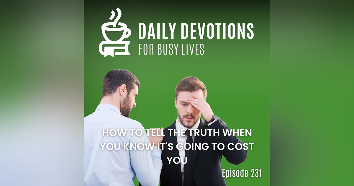 How to Tell the Truth When You Know It's Going to Cost You