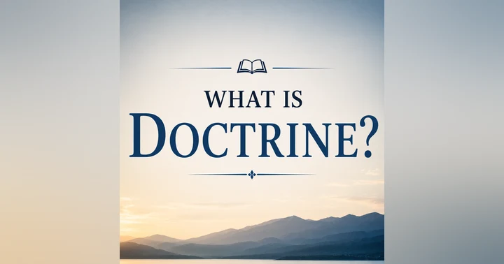 image for What Is Doctrine, and Is It the Same Thing as What the Bible Says?