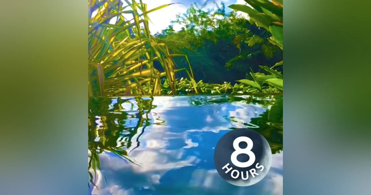 Water Sounds for Relaxation in Paradise 8 Hours | Nature White Noise