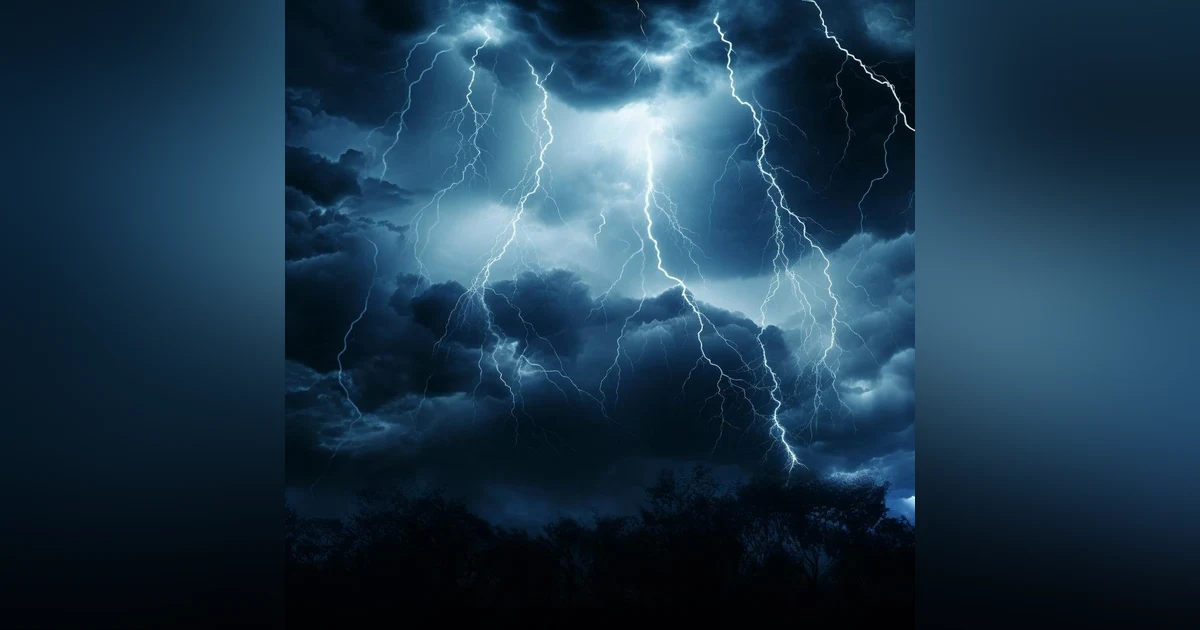 Heavy Thunder, Fierce Wind & Rain Sounds For Sleeping/Relaxing  Storm Ambience