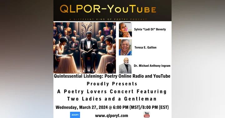 image for A Night of Poetic Brilliance: Two Ladies and a Gentleman