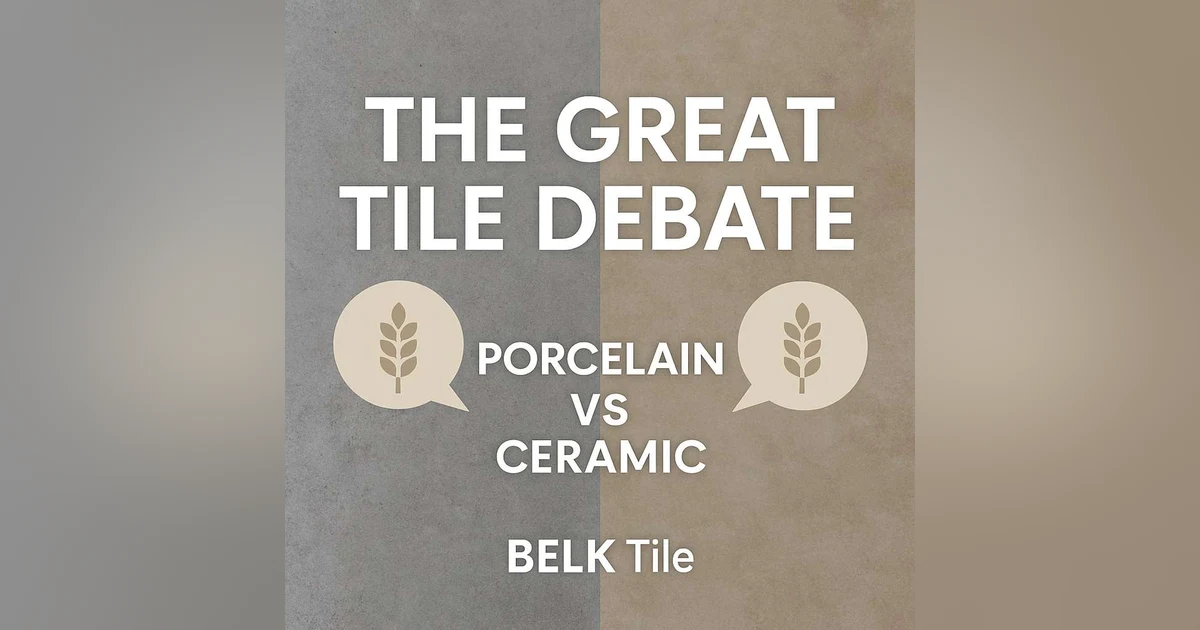 The Great Tile Debate: Porcelain vs. Ceramic